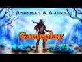Shuriken and Aliens Gameplay / First 10min Shuriken & Aliens