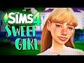 Создаем милую девушку - The Sims 4 (CAS Sweet Girl) #shorts