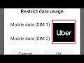 Uber Restrict Data Usage Problem Solve || Internet Data Problem