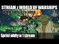 World of Warships - Sprint wbity w 1 stream