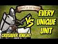 CRUSADER KNIGHT vs EVERY UNIQUE UNIT | AoE II: Definitive Edition