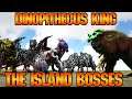 Dinopithecus King vs The Island Bosses | Ark Battle