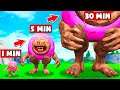 DONUT HEAD GROWS EVERY MINUTE! Gmod Garry's Mod Sandbox!