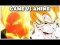 Game vs Anime Comparison (Super Saiyan Goku) | Dragon Ball Z Kakarot