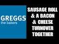 Eating A Greggs Sausage Roll & Their Bacon & Cheese Turnover... TOGETHER!