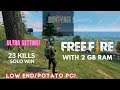Free Fire with 2GB Ram - It is playable!! - Ultra settings - Low-End/Potato PC - 2021