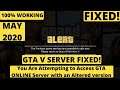 GTA V Server Error Fixed | GTA 5 Servers Down |You Are Attempting to Access GTA ONLINE Server |