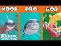 HUNGRY SHARK EVOLUTION - NOOB vs PRO vs GOD