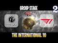 IG vs T1 Game 2 | Bo2 | Group Stage The International 10 2021 TI10 | DOTA 2 LIVE