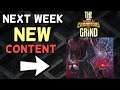 It Looks Like It Is Next Week! | What's On Next Week In Game | The Contest Grind Show