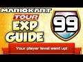 Mario Kart Tour - BEST Ways To Level Up EXP! | PLAYER LEVEL GUIDE
