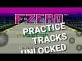 Super Nintendo hacks - snes emulator - f-zero practice tracks unlocked - Samsung S20 note