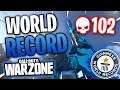 TRIOS WORLD RECORD ! WE SMASHED OUR OWN WORLD RECORD  "*NEW* 102 KILLS" (COD WARZONE GAMEPLAY)