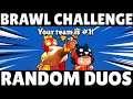 Challenge: MUST Get 1st with RANDOM Brawlers in Duo Showdown or we CAN'T move one! Feat. Lex