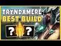 *CHALLENGER* RANK 1 TRYNDAMERE SHOWS  MOST BROKEN BUILD (INSANE)  - League of Legends