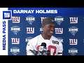 Darnay Holmes on His Relationship with Sterling Shepard | New York Giants
