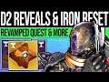 Destiny 2 | NEW REVEALS & BANNER RETURNS! Reset, Quest Update, Nightfalls & Eververse (27th August)