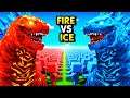 FIRE GODZILLA ARMY vs ICE GODZILLA ARMY
