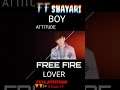 Free Fire Short Shayari | free fire attitude shayari | ff short video shayari | GARENA| Riyan YT