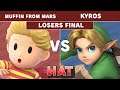 HAT 91 - Muffin from Mars (Lucas) Vs. W8 | Kyros (Young Link) Losers Finals - Smash Ultimate