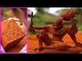 How To Make Wooden Yasuo Statue - Woodworking DIY #shorts