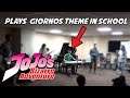 I played GIORNO'S THEME in school (in an Aretha Franklin song)