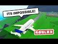 Landing the HUGE BELUGA on the TINY MOUNTAIN AIRPORT in ROBLOX PLANE SIMULATOR