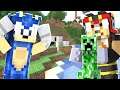 Minecraft Sonic And Friends - Charmy Bee Blows Up Sonic's House! [11]