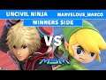 MSM 205 - Uncivil Ninja (Shulk) Vs W8 | Marvelous_Marco (Toon Link) Winners Pools - Smash Ultimate