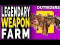 Outriders BEST LEGENDARY WEAPON FARM GUARANTEED EACH RUN – Outriders Fastest Legendary Farm