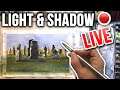 Painting Light & Shadow Conditions - LIVE! ✍️🔴