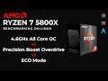 PBO vs ECO vs 4.6GHz All Core | Ryzen 7 5800x | Arch Linux |