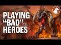 Playing Bad Heroes | Dogdog Hearthstone Battlegrounds