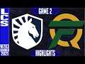 TL vs FLY Highlights Game 2 | LCS Lock In Quarterfinals Spring 2021 | W2D3   Team Liquid vs FlyQuest