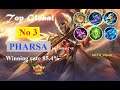 Top Global No 3 Pharsa WR 85.4% MVP gameplay by OhMyST4R - Mobile Legends