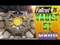 VAULT 51 BUILD!! - RAIDER SIEGE!! - FALLOUT 76 CAMP