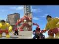 Yellow Hulk vs Superior SpiderMan vs Big Hulk Buster - LEGO Marvel Super Heroes Games