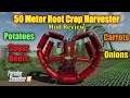 50 Meter Root Crop Harvester "Mod Review" Farming Simulator 19