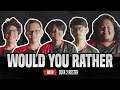 BOOM ESPORTS PLAYS WOULD YOU RATHER