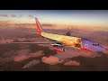 Cloudy 737 San Diego Approach | Southwest "SI One" (X-Plane 11)