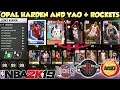 GALAXY OPAL JAMES HARDEN GAMEPLAY WITH GALAXY OPAL YAO MING AND ALL TIME ROCKETS IN NBA 2K19 MYTEAM