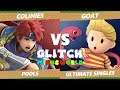 Glitch 7 SSBU - Colinies (Roy) Vs. NPT | TnR GOAT (Lucas) Smash Ultimate Tournament Pools