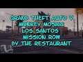 Grand Theft Auto V Monkey Mosaic Los Santos Mission Row by the Restaurant
