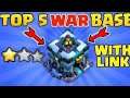 New Th13 Top 5 CWl War Base LINK || Th13 Anti 2 Star War Base 2020 || Clash Of Clans