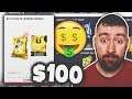 OPENING A $100 BUNDLE FOR NO REASON (weird flex, BUT OKAY) Madden 19