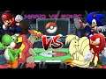 Pokémon Theme Team Battles: Mario Vs Sonic