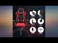 Rimiking Massage Computer Gaming Chair-High Back PU Leather Swivel Adjustable review
