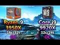 Ryzen 9 3950X (16C/32T) OC vs Core i9 9920X (12C/24T) OC | PC Gaming Benchmark Test