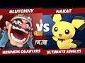 SF8 SSBU - SLY | Glutonny (Wario) Vs. MZ | NAKAT (Pichu, Fox) Smash Ultimate Tournament W. Quarters