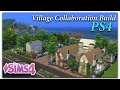 Sims 4 PS4 Village Build And Story No CC Collaboration with solie sims